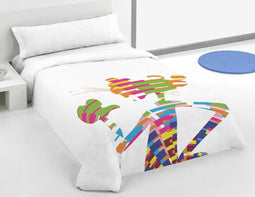 Dekbedovertrek set Hosteline POP Pp Multicolour Bed van 90 2 Onderdelen