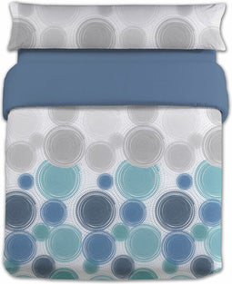 Dekbedovertrek set Hosteline SOTER Blauw Bed van 90 2 Onderdelen