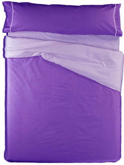 Dekbedovertrek set Hosteline VEGAS Mauve Bed van 150 2 Onderdelen