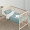 Dekbedovertrek set Kids&Cotton Nadir Blauw 100 x 120 cm
