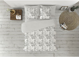Dekbedovertrek set Pierre Cardin LUCIA Grijs Bed van 180 3 Onderdelen