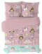 Dekbedovertrek set Pierre Cardin Morgana Roze Bed van 105 3 Onderdelen