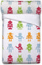 Dekbedovertrek set Pierre Cardin Robots Wit Bed van 90 3 Onderdelen