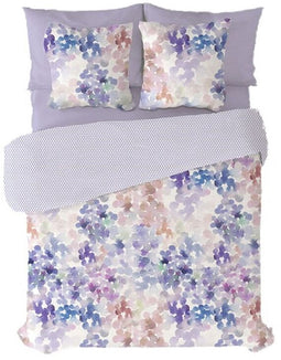 Dekbedovertrek set Pierre Cardin SARA Mauve Bed van 90 3 Onderdelen