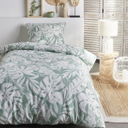 Dekbedovertrek set TODAY Jungle leav 220 x 240 cm 3 Onderdelen
