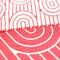 Dekbedovertrek set TODAY Rood 260 x 240 cm 3 Onderdelen