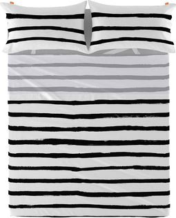 Dekbedovertrek Stripes | Blanc