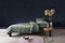 Dekbedovertrek Velvet Uni - Army Green - Dekbedovertrek 200x200/220 - 2 Persoons - Met 2 Kussenslopen 60x70 - Velours Dekbedovertrek
