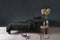 Dekbedovertrek Velvet Uni - Black - Dekbedovertrek 140x200/220 - 1 Persoons - Met Kussensloop 60x70 - Velours Dekbedovertrek