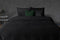Dekbedovertrek Velvet Uni - Black - Dekbedovertrek 140x200/220 - 1 Persoons - Met Kussensloop 60x70 - Velours Dekbedovertrek