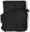 Dekbedovertrek Velvet Uni - Black - Dekbedovertrek 200x200/220 - 2 Persoons - Met 2 Kussenslopen 60x70 - Velours Dekbedovertrek