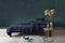 Dekbedovertrek Velvet Uni - Navy Blue - Dekbedovertrek 200x200/220 - 2 Persoons - Met 2 Kussenslopen 60x70 - Velours Dekbedovertrek
