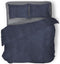 Dekbedovertrek Velvet Uni - Navy Blue - Dekbedovertrek 240x200/220 - Lits Jumeaux - Met 2 Kussenslopen 60x70 - Velours Dekbedovertrek