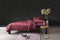 Dekbedovertrek Velvet Uni - Spicy Red - Dekbedovertrek 200x200/220 - 2 Persoons - Met 2 Kussenslopen 60x70 - Velours Dekbedovertrek