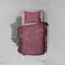 Dekbedovertrek Velvet Uni - Spicy Red - Dekbedovertrek 240x200/220 - Lits Jumeaux - Met 2 Kussenslopen 60x70 - Velours Dekbedovertrek