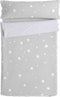 Dekbedovertrek zonder vulling HappyFriday Basic Grijs 90 x 200 cm