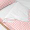 Dekbedovertrek zonder vulling HappyFriday Basic Kids Vichy Roze 90 x 200 cm
