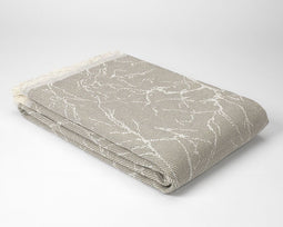 Deken Alexandra House Living Carrara Lichtbruin 180 x 260 cm