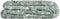 Deken DKD Home Decor 150 x 125 x 1 cm Groen (2 Stuks)