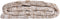 Deken DKD Home Decor 150 x 125 x 1 cm Licht Roze (2 Stuks)
