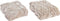 Deken DKD Home Decor 150 x 125 x 1 cm Licht Roze (2 Stuks)