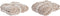 Deken DKD Home Decor 150 x 125 x 1 cm Licht Roze (2 Stuks)