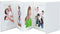 Deknudt Frames A66DC1 8PH - leporello album - wit - 8x foto 13x18 cm