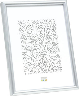 Deknudt Frames Fotolijst 20x30 - Zilveren fotolijst - smal - S011D1