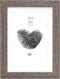 Deknudt Frames fotolijst - grijs met passe-partout - 10x15 / 13x18 cm