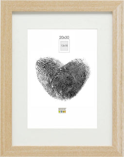 Deknudt Frames fotolijst - naturel - passe-partout - 13x18 / 20x30 cm
