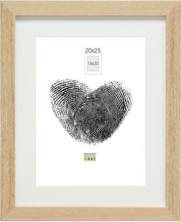 Deknudt Frames fotolijst - naturel - passe-partout - 15x20 / 20x25 cm