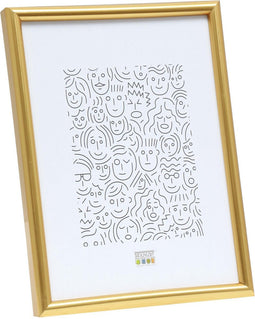Deknudt Frames fotolijst S011A4 - smal goud in kunststof - 20x30 cm