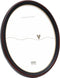 Deknudt Frames fotolijst S100F9 - zwart / bruin - ovaal - 13x18 cm