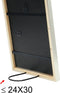 Deknudt Frames fotolijst S41JD1 - hout - zilverkleur: foto 29,7x42 cm