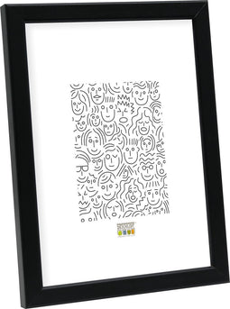 Deknudt Frames fotolijst S41JL2 - zwart - hout - foto A4 : 21x29,7 cm