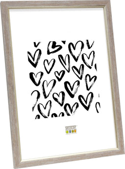 Deknudt Frames fotolijst S46AF3 - beige schilderlook - biesje - 15x20