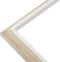 Deknudt Frames fotolijst S46WG3 P1 - lichte houtkleur/wit - 10x15 cm