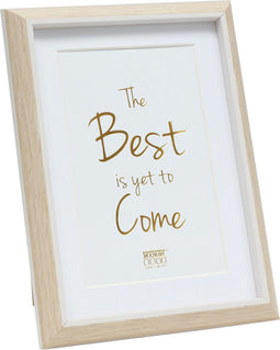 Deknudt Frames fotolijst S46WG3 P1 - lichte houtkleur/wit - 15x20 cm