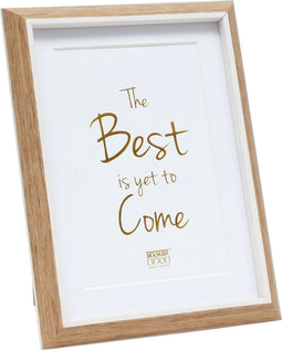 Deknudt Frames fotolijst S46WG4 P1 - houtkleur/wit - foto: 13x18 cm