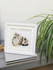 Deknudt Frames fotolijst S65KK1 P1 - wit met passe-partout - 13x13 cm