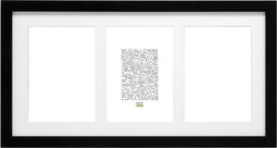 Deknudt Frames fotolijst S66KA3 - zwart - 3 foto's 10x15 cm