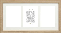 Deknudt Frames fotolijst S66KB3 - naturel - 3 foto's 13x18 cm