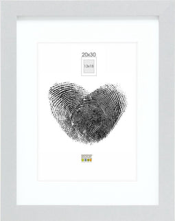 Deknudt Frames fotolijst - zilver met passe-partout - 13x18 / 20x30 cm