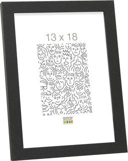 Deknudt Frames Fotolijst - Zwart - S44CF2 - Voor foto: 13x18 cm
