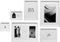 Deknudt Frames Fotowand - 6 witte fotokaders - S46YK1 WALL