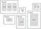 Deknudt Frames Fotowand - 6 witte fotokaders - S46YK1 WALL