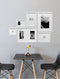 Deknudt Frames Fotowand - 6 witte fotokaders - S46YK1 WALL