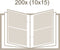 Deknudt Frames insteekalbum A40H70 200PH - grijs - 200x foto 10x15 cm