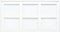 Deknudt Frames multifotolijst - wit - passe-partout - 6 foto's 10x15