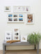 Deknudt Frames multifotolijst - wit - passe-partout - 6 foto's 10x15